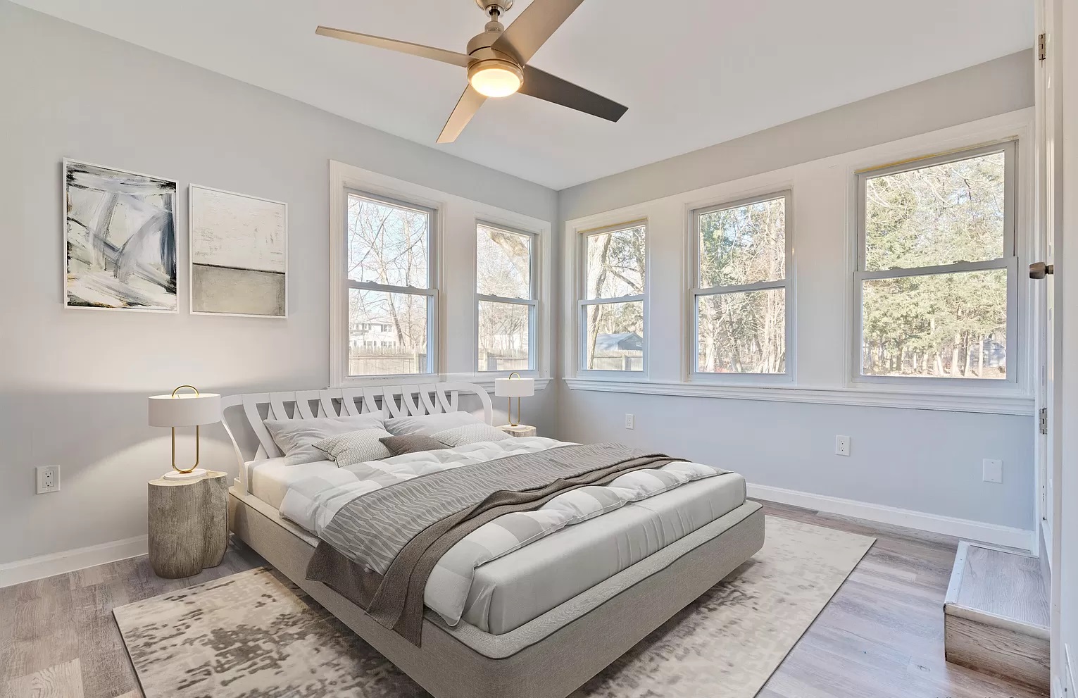 Renovated bedroom